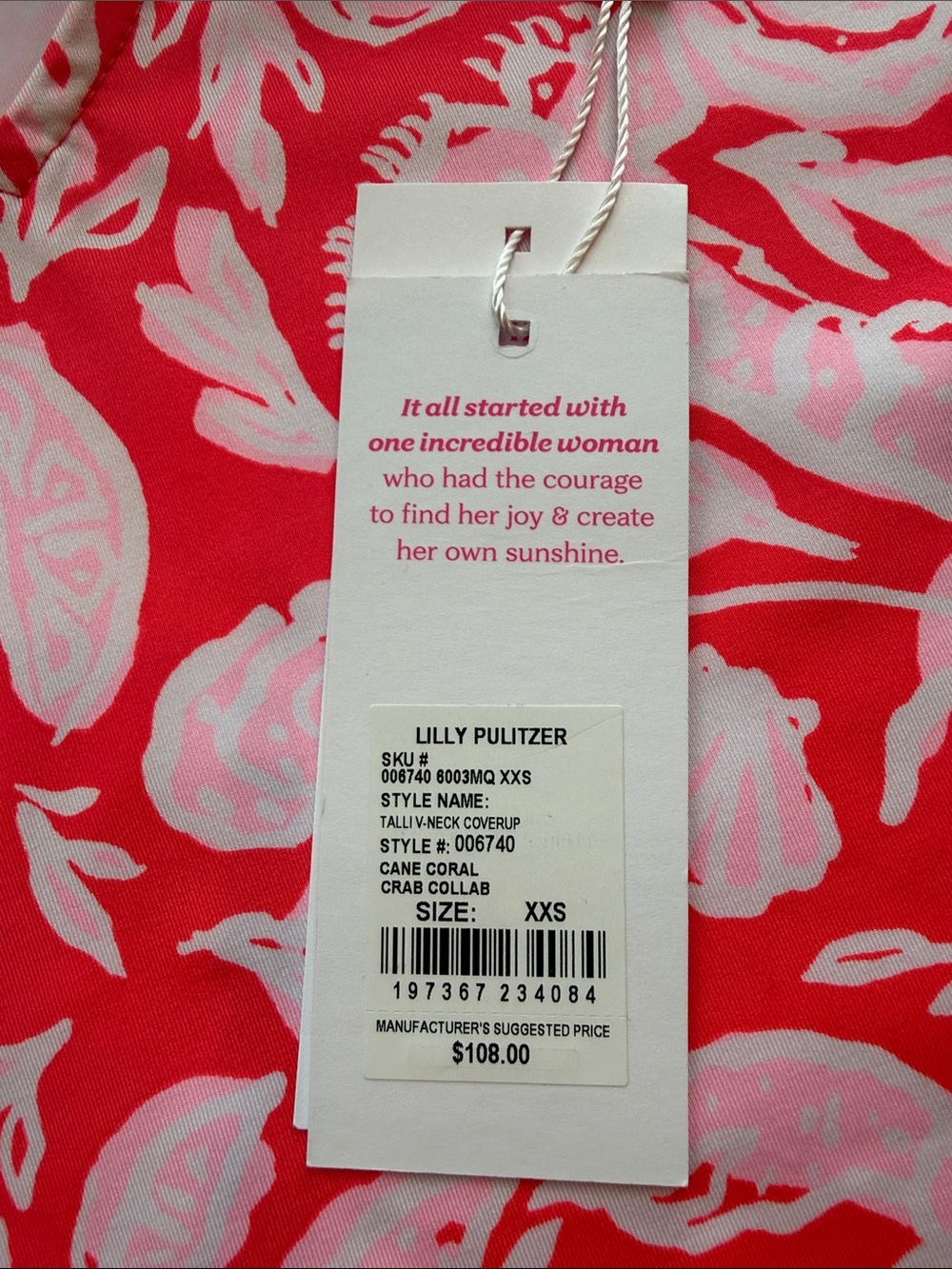 πΈππ¦ Lilly Pulitzer Talli V-Neck Cover-Up - Picture 5 of 12